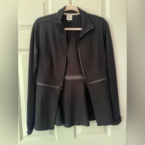 CAbi Black Zip-Front Women's Jacket